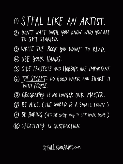 Steal Like An Artist - Austin Kleon