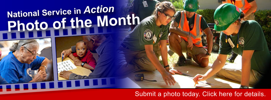 Voices for National Service Photo of the Month. Dec. 2012